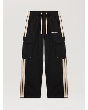 Palm Angels Classic Logo Cargo Trousers - Black
