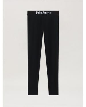 Palm Angels Classic Logo Leggings - Black