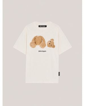 Palm Angels Bear T-Shirt - Natural