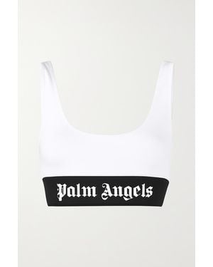 Palm Angels Classic Logo Sports Bra - White
