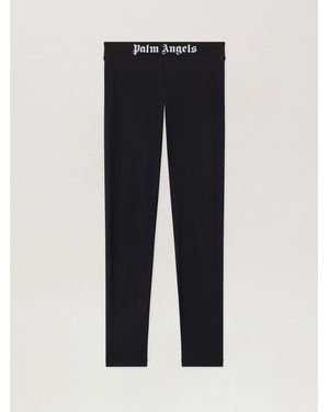 Palm Angels Classic Logo Sport Leggings - Black