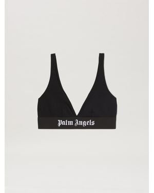 Palm Angels Classic Logo Triangle Bra - Black