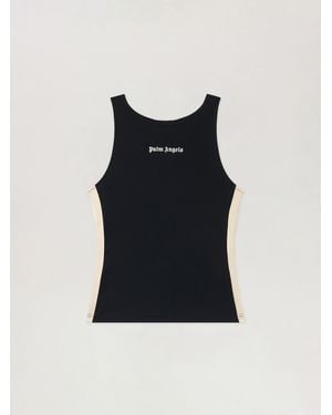 Palm Angels Training Track Tank Top - Black
