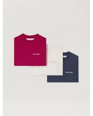 Palm Angels Classic Logo Loose T-Shirt Pack - Pink