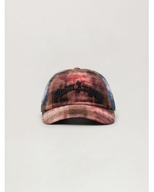 Palm Angels Curved Logo Check Cap - Multicolour
