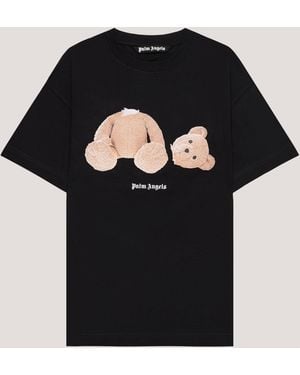 Palm Angels Broken Bear T-Shirt - Black