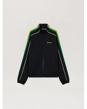 Palm Angels Classic Logo Vintage Track Jacket - Blue