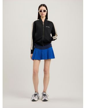 Palm Angels Classic Logo Track Bomber Jacket - Blue