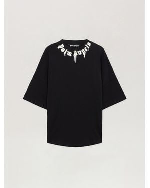 Palm Angels Classic Logo Over T-Shirt - Black