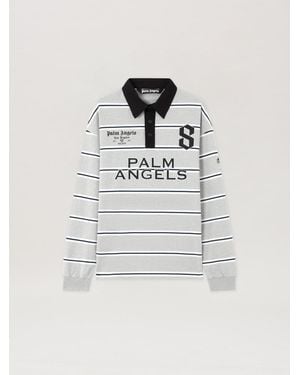 Palm Angels Palm Sport Long-Sleeved Polo Shirt - Multicolour