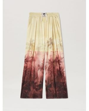 Palm Angels Sunset Palms Mesh Pants - Multicolor
