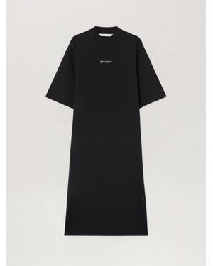 Palm Angels Milan La Maxi T-Shirt Dress - Black