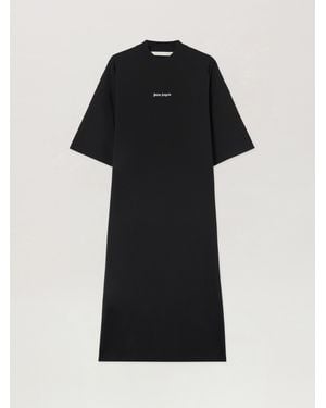 Palm Angels Milan La Maxi T-Shirt Dress - Black
