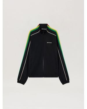 Palm Angels Classic Logo Vintage Track Jacket - Blue