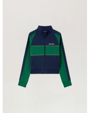 Palm Angels Classic Logo Zipped Crew Jacket - Multicolor