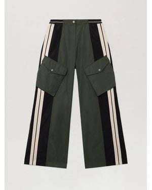 Palm Angels Wide Trousers - Multicolour