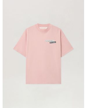 Palm Angels Paxlatimesgraphic Loose Tee - Pink