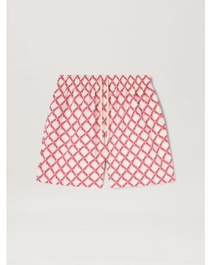 Palm Angels Net Logo Swimshorts - Pink