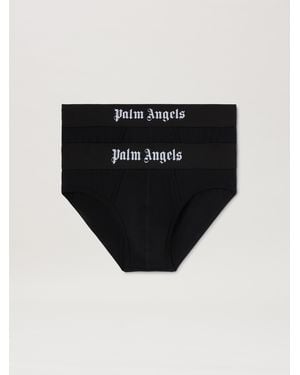 Palm Angels Logo Band Bipack Slip - Black