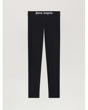 Palm Angels Classic Logo Sport Leggings - Black
