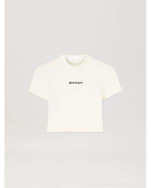 Palm Angels Classic Logo Baby T-Shirt - Natural