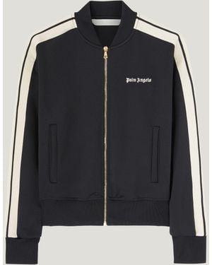 Palm Angels Classic Logo Track Bomber Jkt - Blue