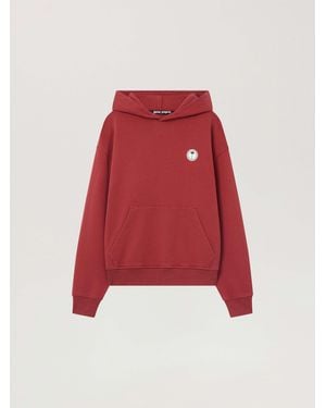 Palm Angels Palm Tree Regular Hoodie Brick - Red