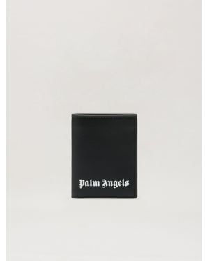 Palm Angels Classic Logo Bifold Wallet - White