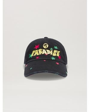 Palm Angels Paradise Palm Cap - Blue