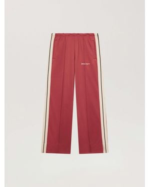 Palm Angels Classic Logo Track Loose Trousers Brick - Red