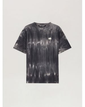 Palm Angels X Hï Ibiza Tie-Dye T-Shirt Medium - Grey