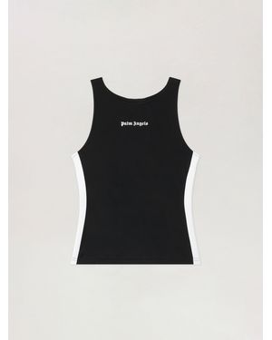 Palm Angels Training Track Tank Top - Black