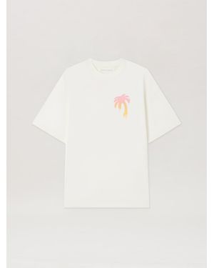 Palm Angels I Love Pa Loose T-Shirt - Natural