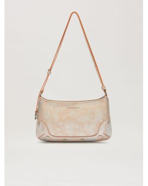 Palm Angels Crackle Leather Giorgina Bag - Natural