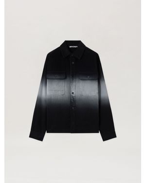 Palm Angels Classic Logo Loose Overshirt - Black