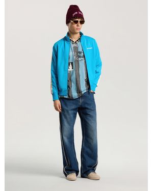 Palm Angels Classic Logo Track Jacket - Blue