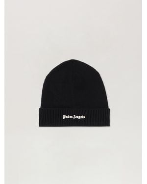 Palm Angels Classic Logo Beanie Mann - Schwarz