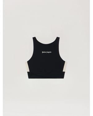 Palm Angels Classic Logo Active Track Top - Black