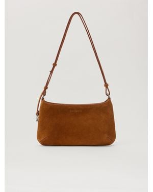Palm Angels Suede Giorgina Bag - Brown