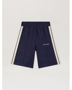 Palm Angels Classic Logo Track Shorts - Blue