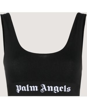 Palm Angels Classic Logo Sports Bra - Black