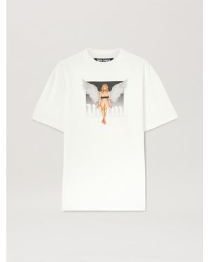 Palm Angels Pin Up T-Shirt - White
