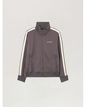 Palm Angels Classic Logo Track Jacket Dark - Blue