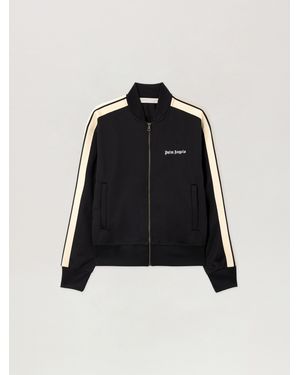 Palm Angels Classic Logo Track Bomber Jacket - Black