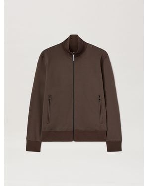 Palm Angels 'Back Curved Logo' Track Jacket - Brown