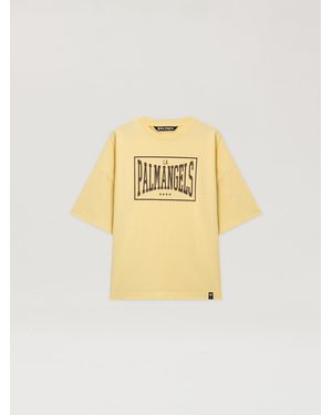 Palm Angels Vintage Box Logo Loose T-Shirt - Metallic
