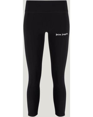 Palm Angels Training Track Leggings Donna - Nero