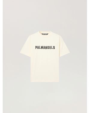 Palm Angels Palm Hills Regular T-Shirt Off - Natural