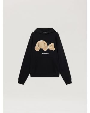 Palm Angels Bear Hoodie - Black