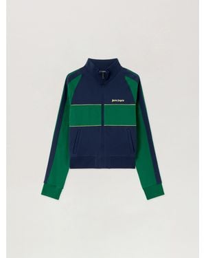 Palm Angels Classic Logo Zipped Crew Jacket - Multicolour